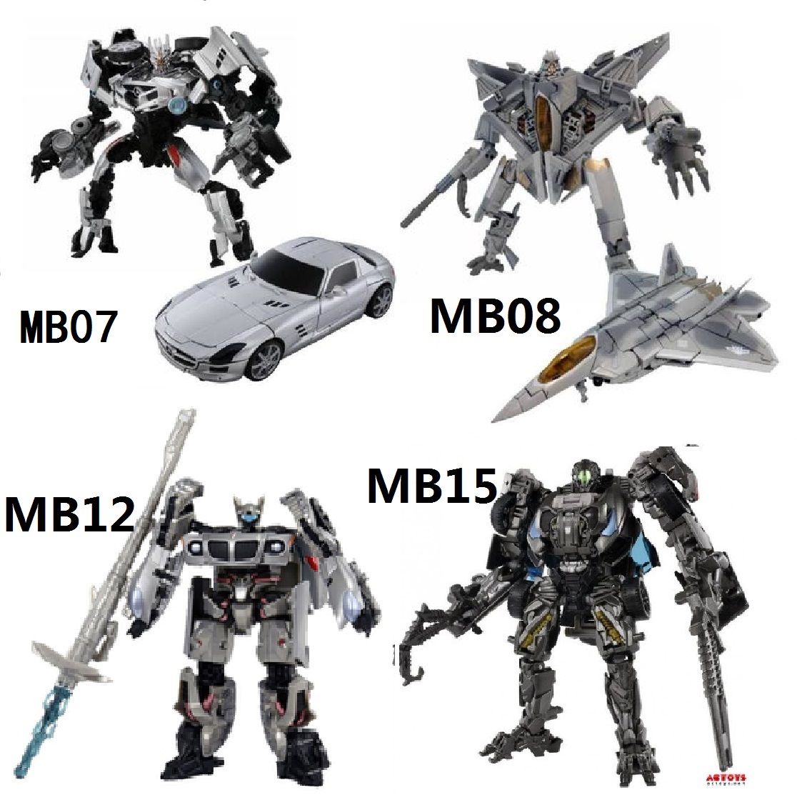 变形金刚大电影10周年MB16天火17擎天柱MB20联盟声波路霸横炮刹车 - 图0