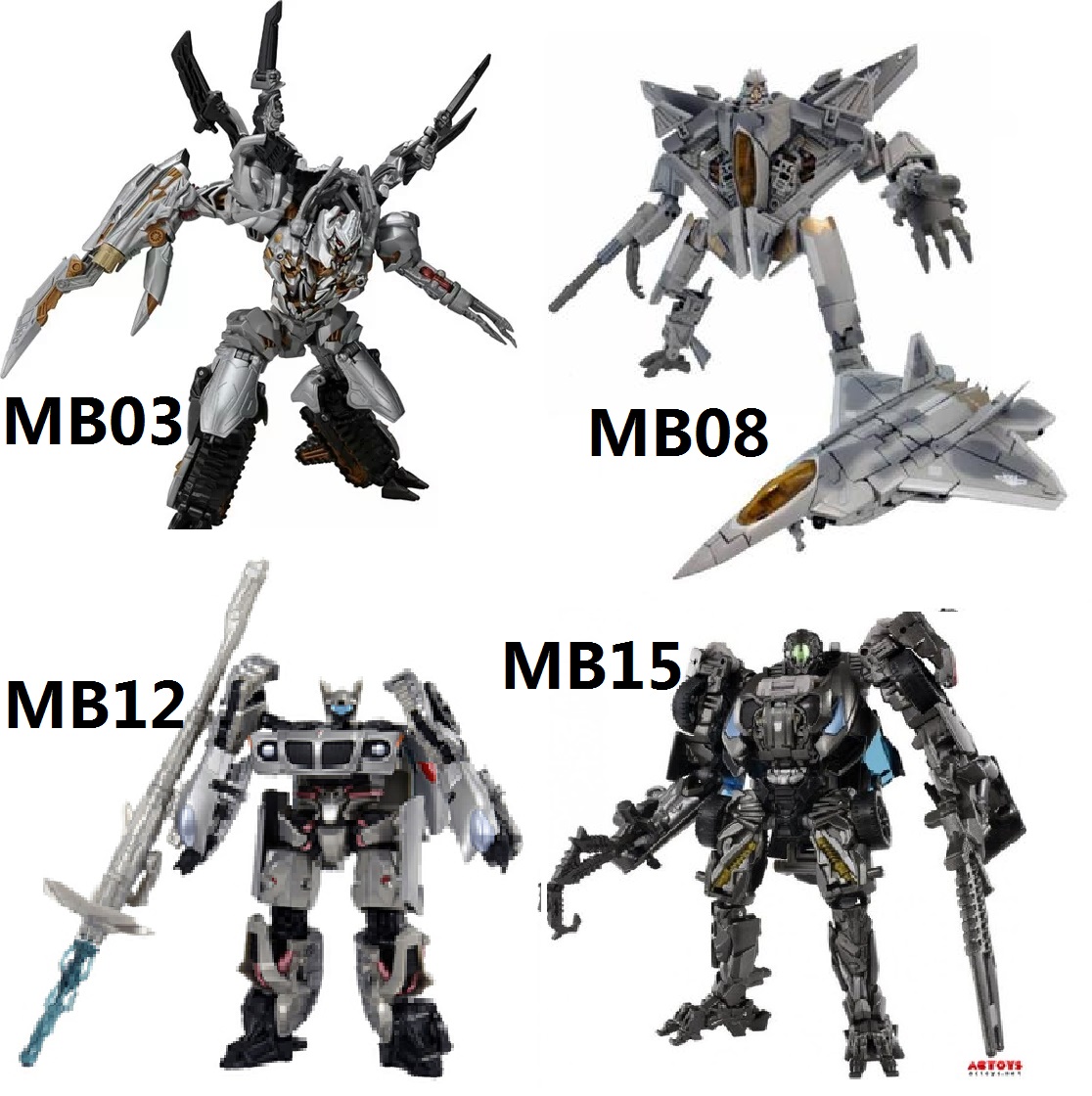 变形金刚大电影10周年MB16天火17擎天柱MB20联盟声波路霸横炮刹车 - 图1