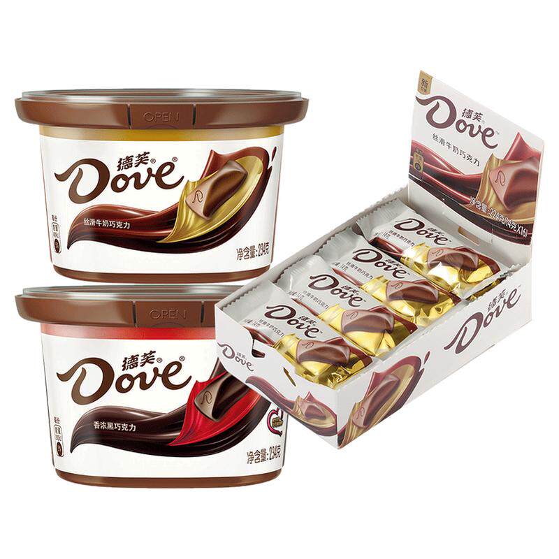 【百亿补贴】德芙巧克力碗装234g*2＋224g丝滑牛奶黑巧零食小吃,淘宝优惠券,粉丝福利购,淘宝优惠卷