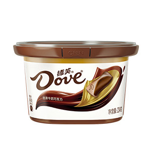 Dove flagship store chocolate 234g bowl silky milk dark chocolate candy gift box casual snacks