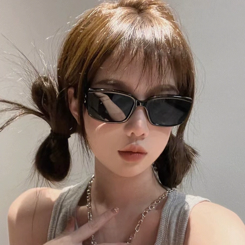 Tide, черные солнцезащитные очки на солнечной энергии, изысканный стиль, европейский стиль, 2 карат, по фигуре