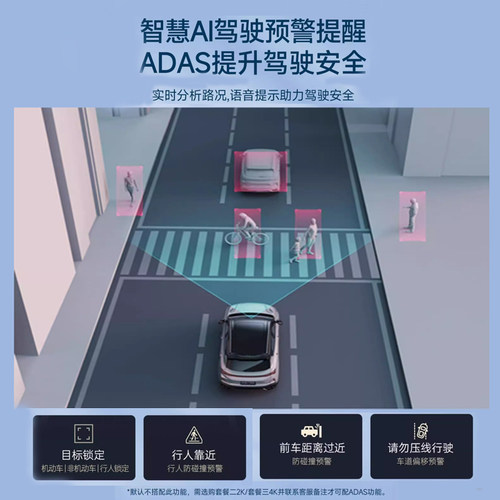 吉利熊猫mini行车记录仪卡丁专用4K超清熊猫骑士耐力熊新款免走线 - 图1