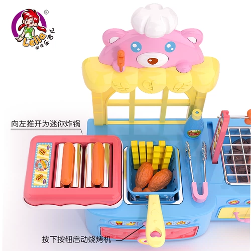 Игрушка, реалистичный комплект, детская бургерная, маленькая семейная кухня