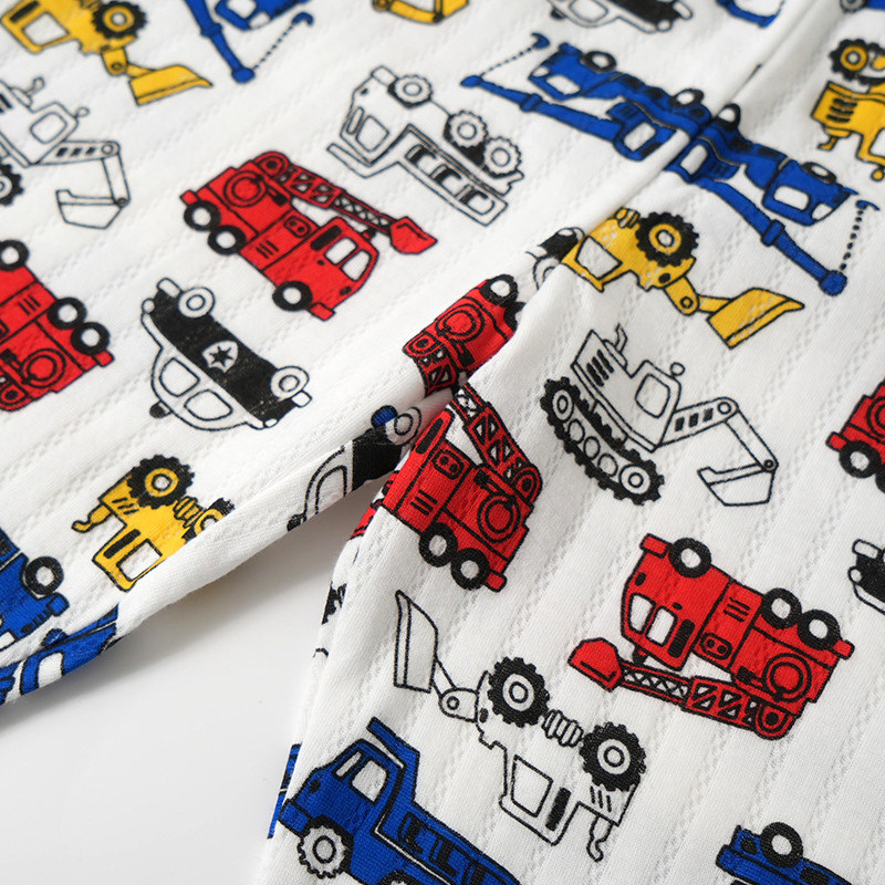 儿童家居服男童纯棉秋衣秋裤套装秋冬男孩呼吸棉保暖内衣小汽车3,淘宝优惠券,粉丝福利购,淘宝优惠卷