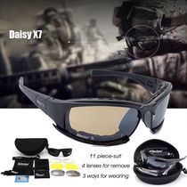 Outdoor X7 Tactical Wind Mirror CS Special Soldier Shooting Bulletproof Goggles Military Fans Windproof Sand Fishing Sports Glasses