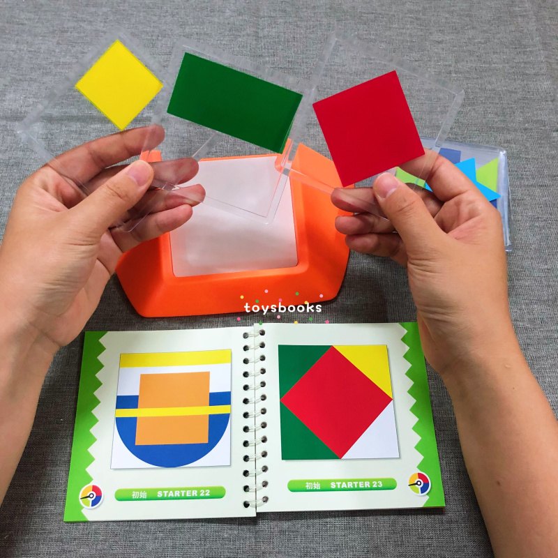 空间感训练逻辑思维五颜六色颜色桌游挑战智力开发解题推理图层+ - 图0
