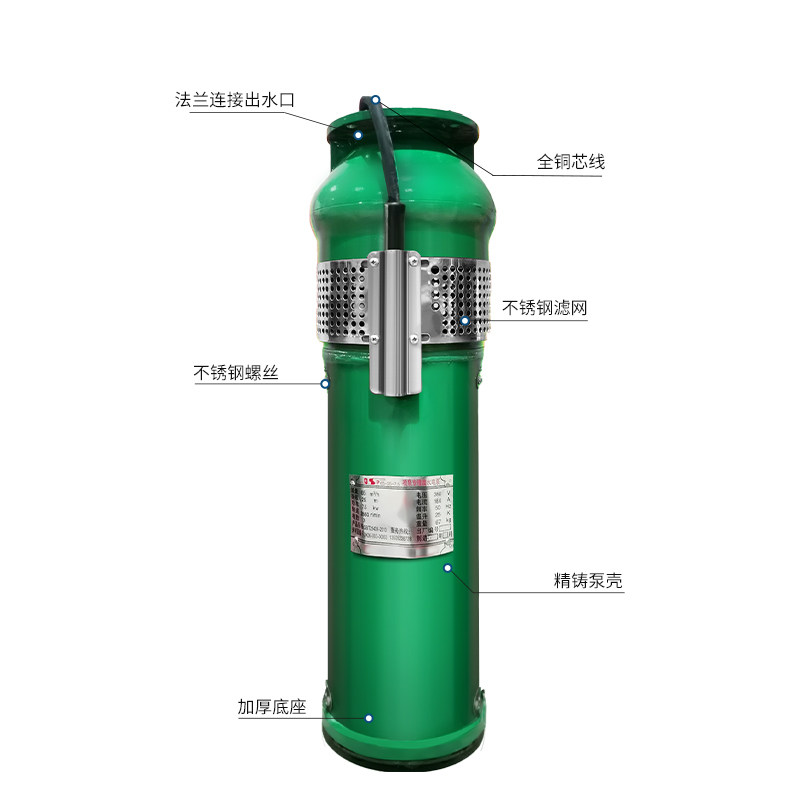 QSP喷泉泵铸铁不锈钢电泵380V景观水池造景水泵QS喷泉专用潜水泵,淘宝优惠券,粉丝福利购,淘宝优惠卷