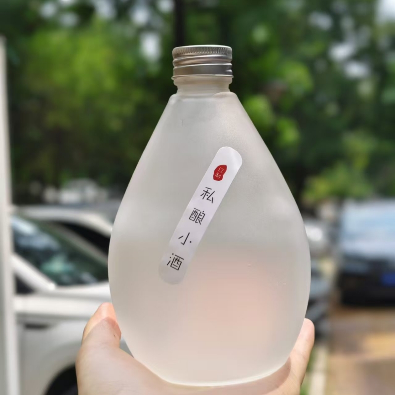 一斤装白酒瓶空瓶子高档密封专用自酿容器果酒分装二两玻璃小酒瓶 - 图1