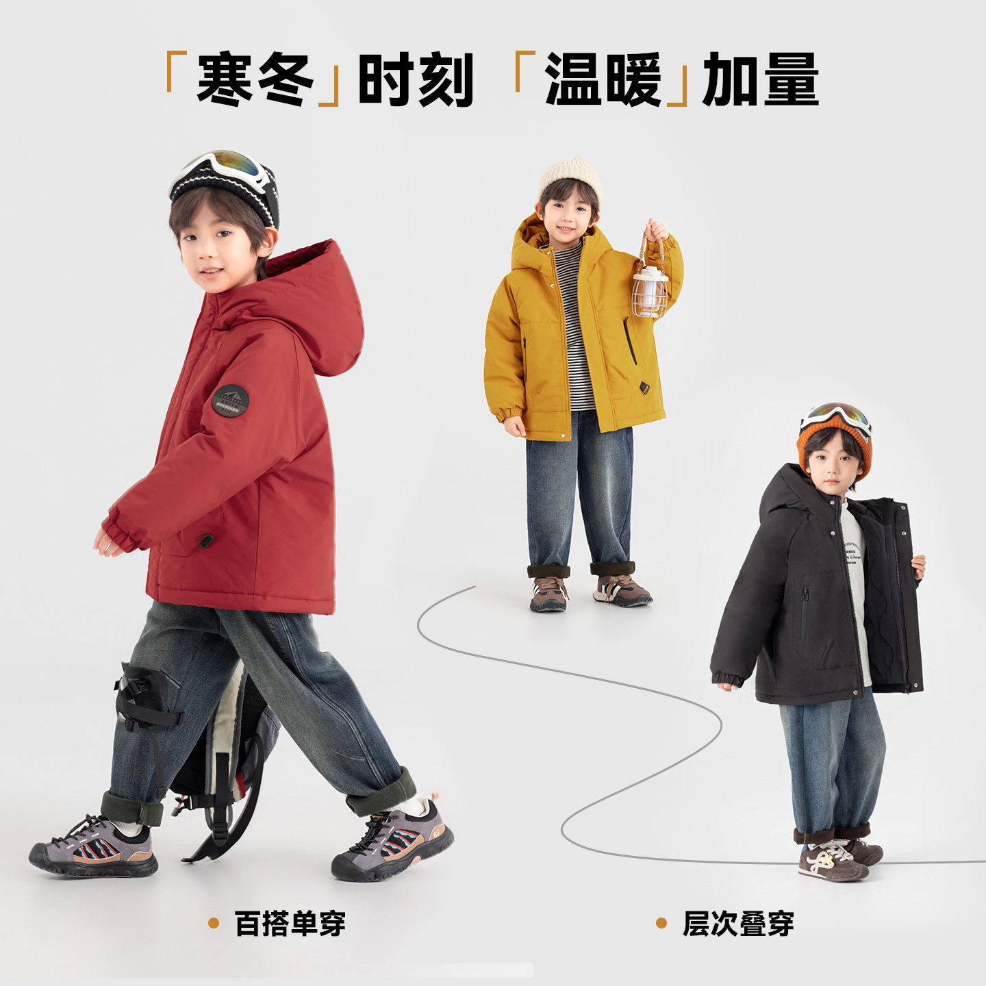 多多家男童工装棉服防泼水外套秋冬2025冬装新款儿童洋气棉袄棉衣,淘宝优惠券,粉丝福利购,淘宝优惠卷