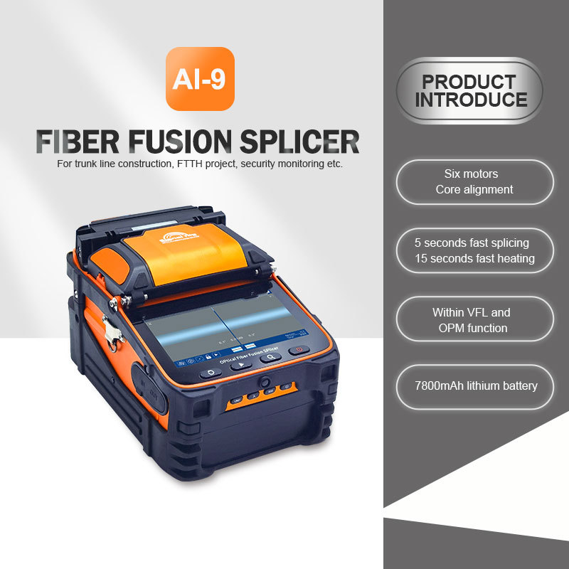 AI-9 Optical Fiber Fusion Splicer Splicing Machine Signal Fi - 图1