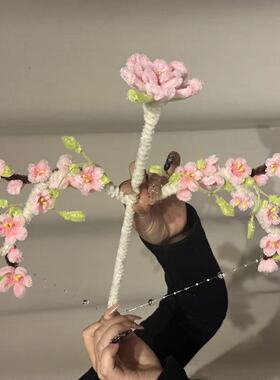 桃花朵古装手持弓箭扭扭棒材料包
