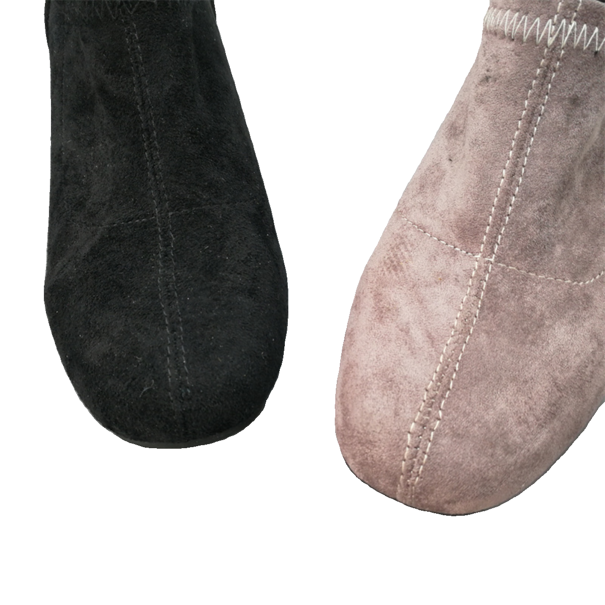 外贸撤柜真皮女鞋尖头高跟羊绒气质韩版潮流深口秋冬女单鞋潮 - 图3