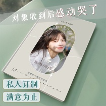 Birthday Remembrance Day gift to girlfriend boyfriends wife husband Diy album This commemorative album photo book set to be made