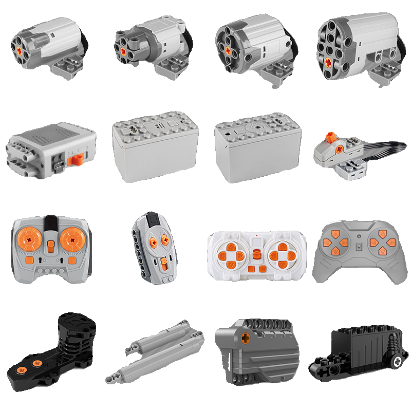 厂)兼容编程MXL高电动力组电子积木马达遥控机械改装套装玩具配件 - 图3