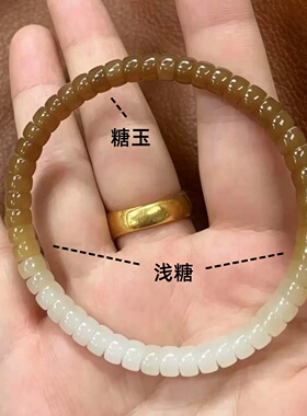 天然和田玉直切药片散珠隔片糖玉晴水烟紫羊脂白碧玉单珠DIY串珠