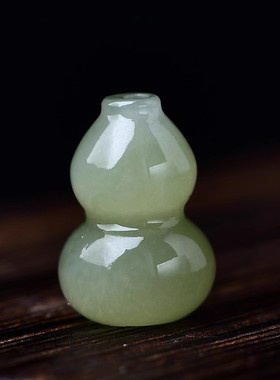 和田玉玉葫芦白玉葫芦配件手串手链吊坠diy小配件挂件