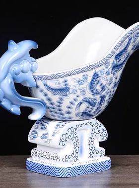 2025蛇年吉祥物中柱天医药壶摆件