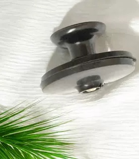 通用黑色塑料双片锅钉防烫