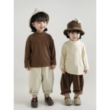 Демисезонный приятный телу ветрозащитный детский лонгслив, высокий воротник