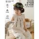 Youyou Girls Suit Summer New Flower Embroidered Babydoll Dress Loose Straight Nine-Point Woven Pants