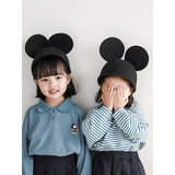 Осенняя шапка, вместительный и большой консилер, солнцезащитная шляпа, мультяшная шерстяная детская шапочка, коллекция 2022