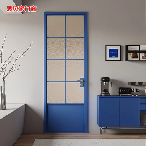 法式复古门铝合金玻璃卫生间门厕所门厨房浴室平开门阳台门联动门 - 图2