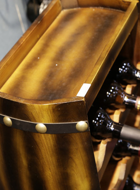 欧式风收纳餐厅落地装饰品红酒架