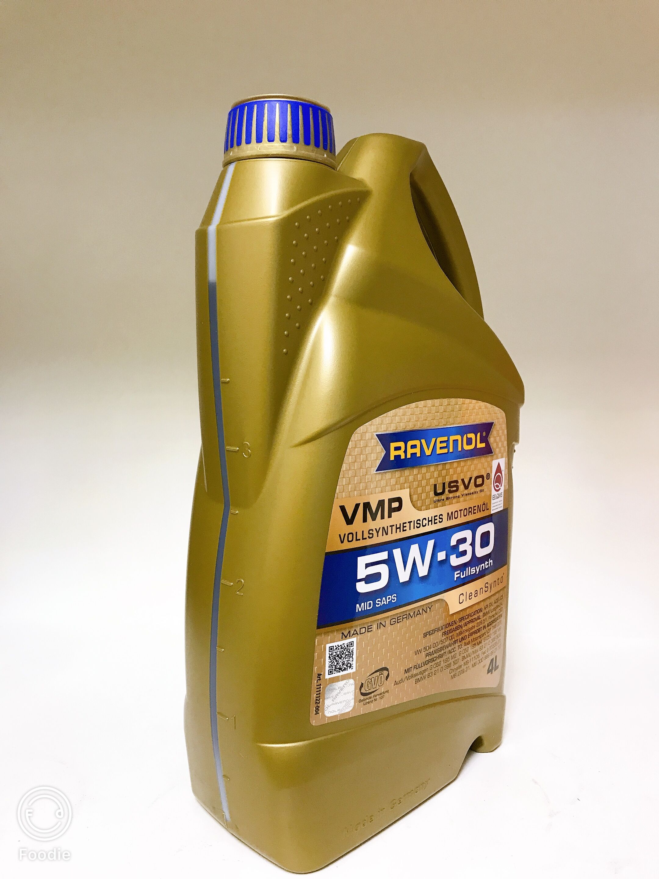 德国拉锋RAVENOL USVO系列 VMP 5W-30 C3 全合成机油4L - 图1