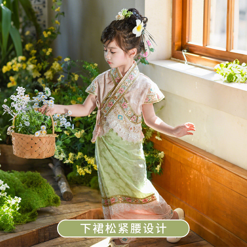 Dai costumes, children's performance costumes, women's 2026 new Yunnan Xishuangbanna ethnic performance costumes, Thai clothes