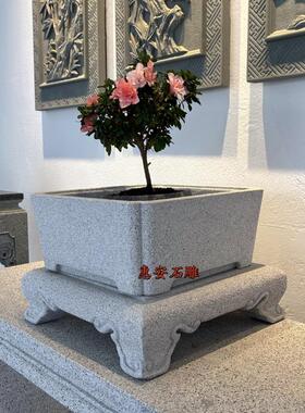 天然原石庭院花盆古建中式