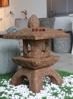 日式石灯笼户外庭院石灯照明灯