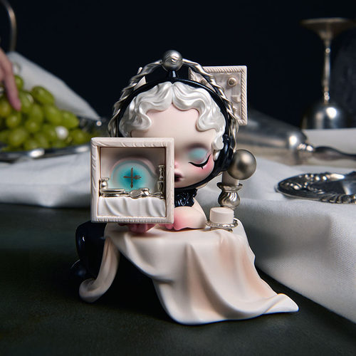 正版POPMART泡泡玛特SKULLPANDA餐桌系列手办盲盒玩具摆件礼物 - 图2