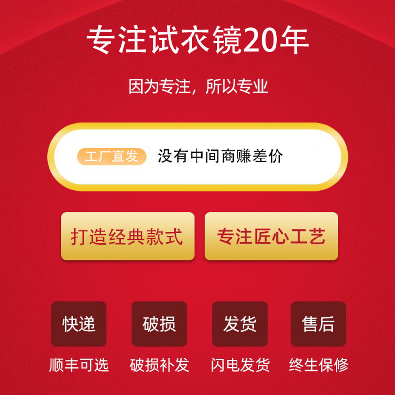 衣柜镜子内装隐形穿衣镜推拉全身镜隐藏式折叠伸缩暗藏内置试衣镜-图3