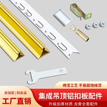 Integrated Ceiling Accessories Aluminum Buckle Plate Material Triangle Keel Main Keel Side Bar Silk Rod Self-Loaded Furniture Full Set Of Accessories
