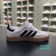 Adidas clover SAMBAE SHOES ເກີບຝຶກອົບຮົມສິນທໍາ ເກີບ T-toe ສີດໍາແລະສີຂາວເກີບ sneakers ຕ່ໍາຕ່ໍາ JI1349