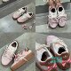 ເກີບຜ້າໃບກິລາ Adidas Clover Disney Mary Cat ຮ່ວມກັບ velvet low-top heightening thick-soled sports sneakers JR4244