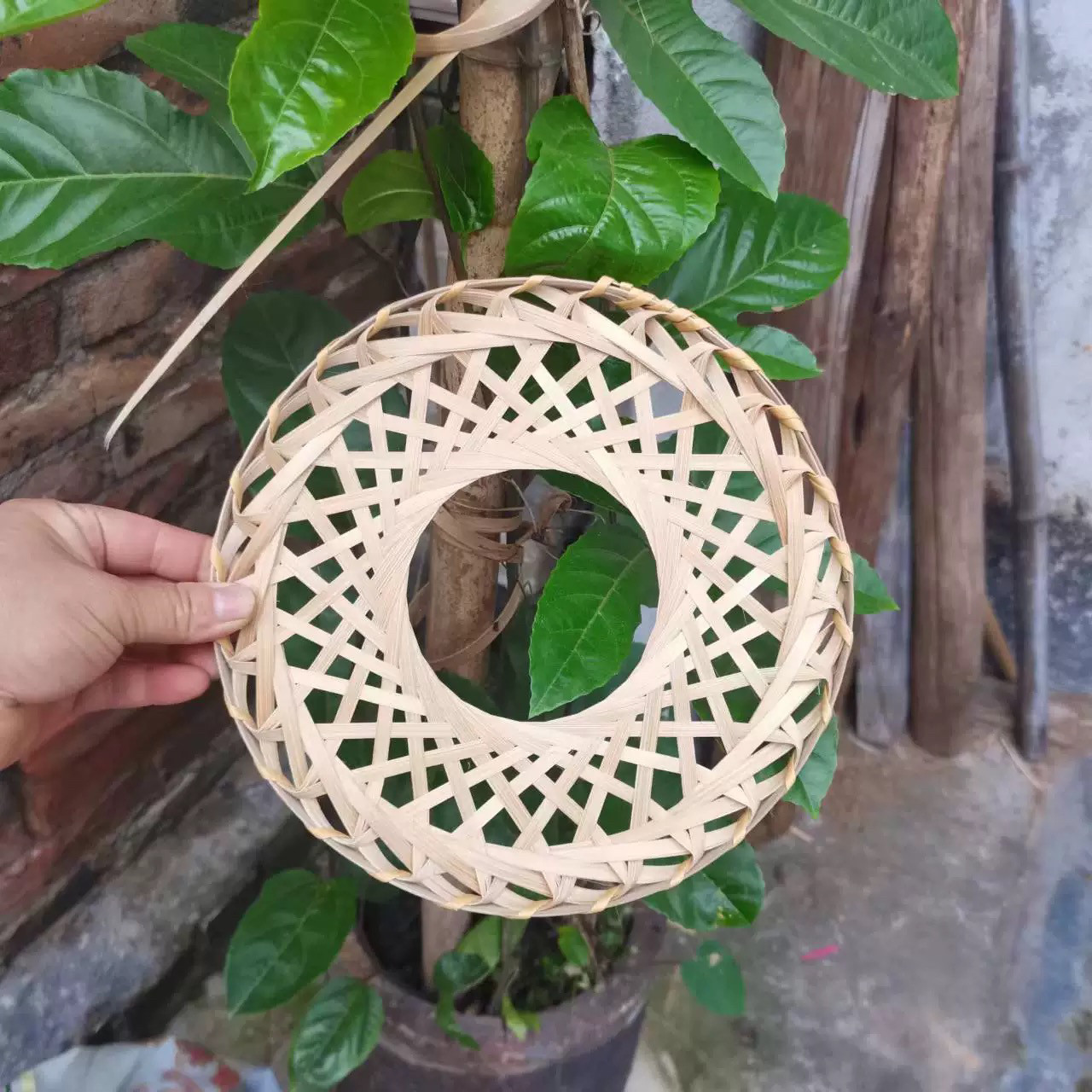 竹编斗笠帽圆形古装武侠拍摄精品舞蹈道具缕空可做背景墙壁画装饰,淘宝优惠券,粉丝福利购,淘宝优惠卷