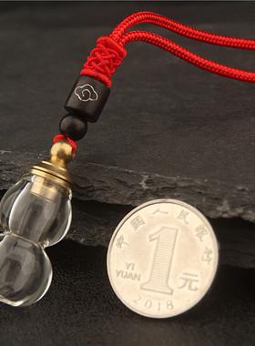 透明滴水不漏防水葫芦玻璃瓶吊坠