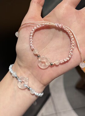 猫咪平安扣编织手绳国潮简约款