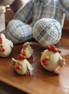 可爱小鸡摆件桌面装饰品