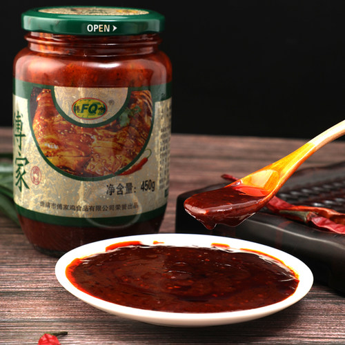 云南特产傅家调料香辣椒酱凉拌鸡麻辣火锅烧烤蘸水炒菜干锅底料酱 - 图0