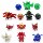 Подлинная массовая японская версия трехглавого дракона Гидры Sega Bakugan первого поколения, редкая коллекционная пластиковая игрушка-катапульта mini 4