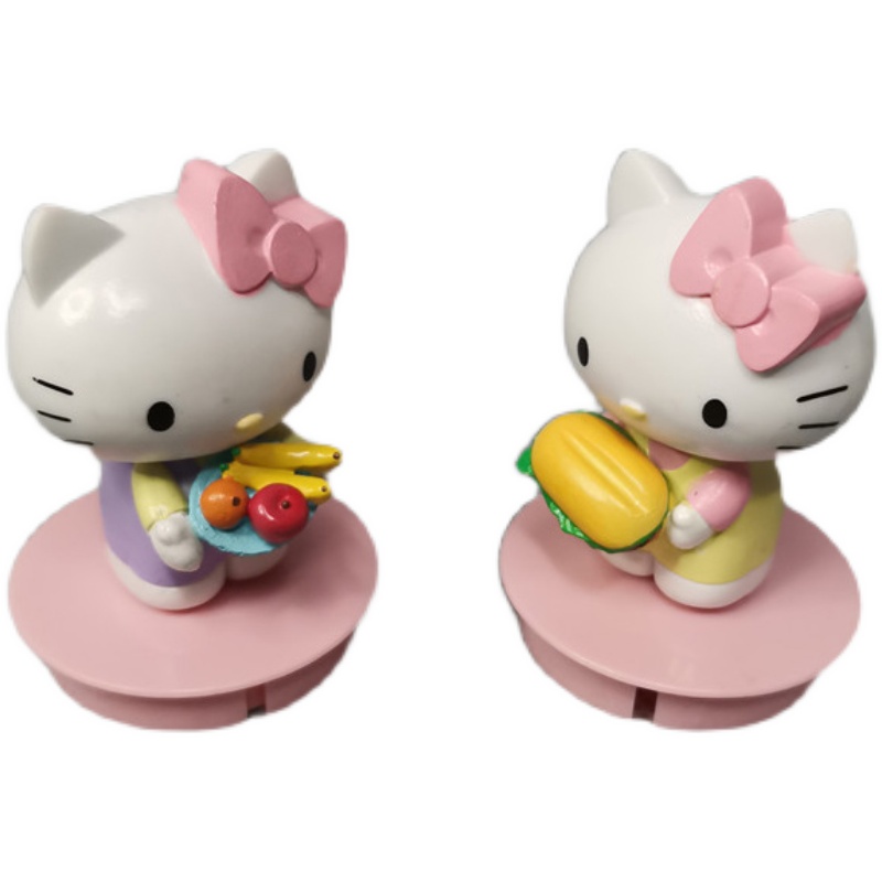 hellokitty凯蒂猫  KT猫 可爱卡通公仔手办玩偶汽车摆件玩具女孩 - 图3