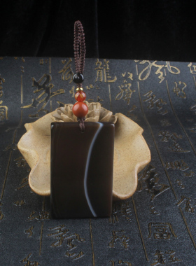 红竹石平安扣葫芦吊坠护身影子男