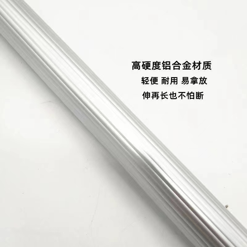 油漆涂料滚筒刷伸缩杆加长加厚不锈钢铝合金乳胶漆艺术漆刷墙工具 - 图1