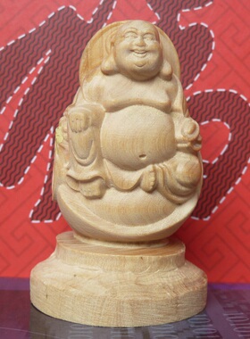工艺品手把件小叶黄杨木雕