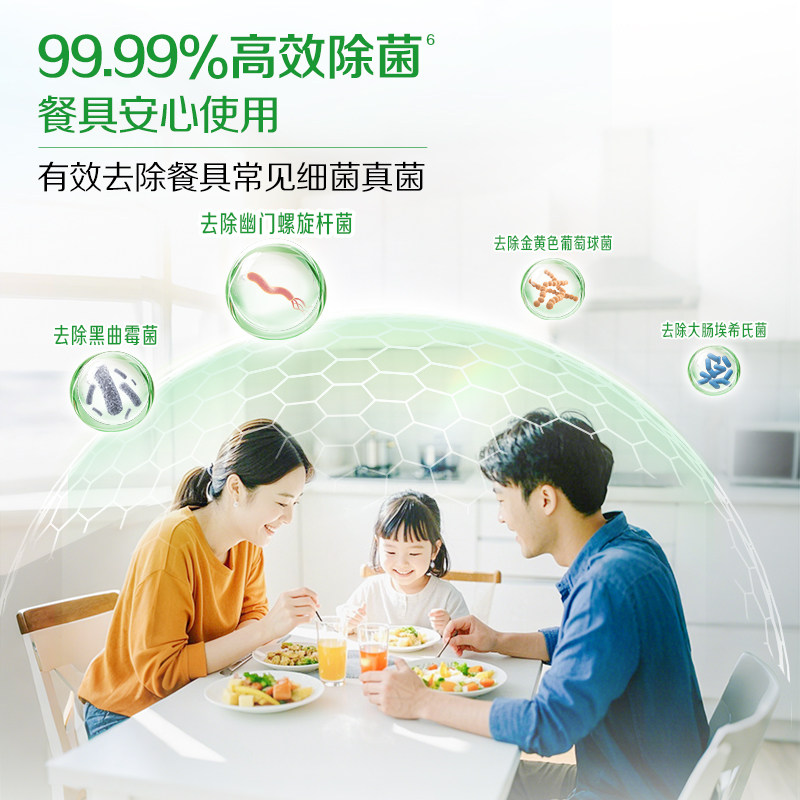 【现货】立白植物源洗碗粉软水盐洗碗机专用洗涤剂漂洗凝珠块美的