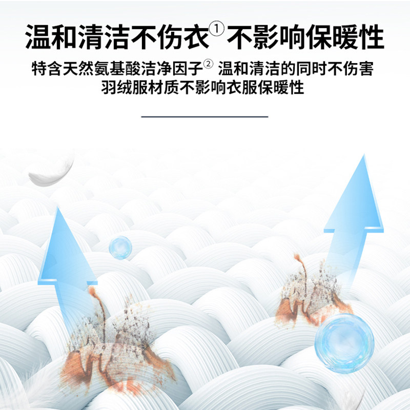 立白小白白羽绒服清洁剂泡沫干洗剂喷雾不伤衣200g