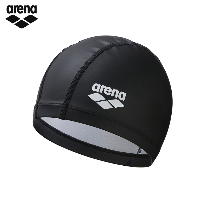 arena阿瑞娜2025新品男女运动休闲防水弹力贴合外胶里布泳帽 - 图0