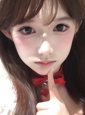 朋克皮可爱红色蝴蝶结爱心吊坠